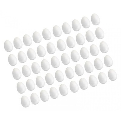 Schaum Eier glatt zum Basteln basteln weiße Ostereier zum Selbermachen Handarbeit Frühling