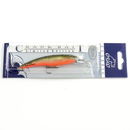 OSKO Neon Deep Runner Trolling Crank Bait Minnow Fishing Lure ZANDER PIKE #29 - Picture 2 of 3
