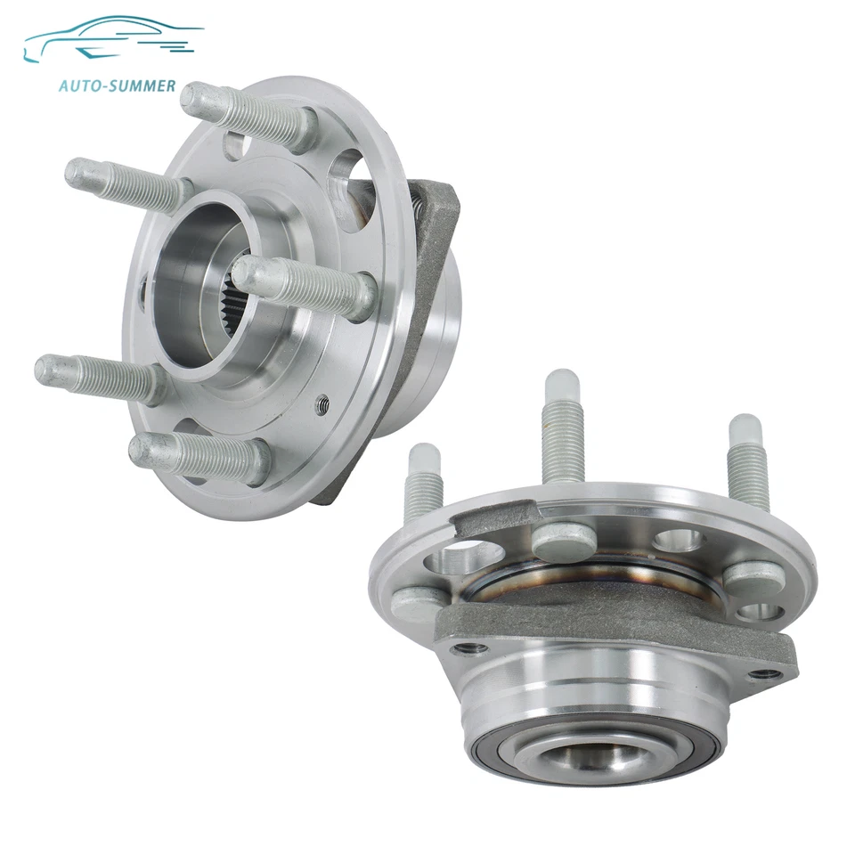 Par de 2 cojinetes de cubo de rueda delantera para Chevy Equinox Malibu GMC Terrain Buick Regal Foto 2 de 4