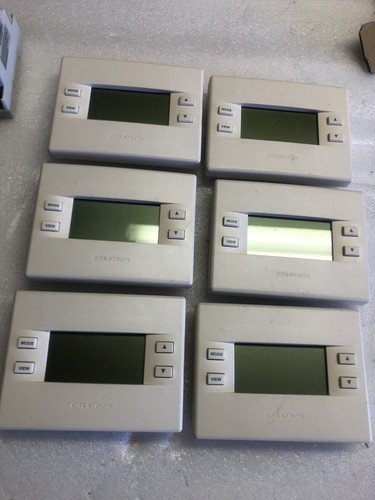 6x Crestron CHV-TSTATW/CHV-THSTATW - Heating and Cooling Thermostat USED