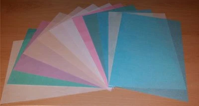 WAFERTOPPERS 12 sheets of A4 edible wafer paper (rice paper) in mixed colours & white