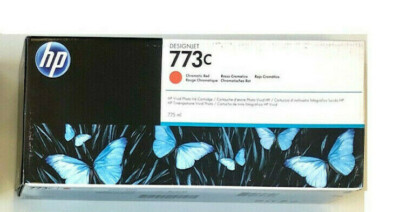 Genuine Ink HP DesignJet Z6600 Z6800 No. 773C C1Q38A Chromatic Red Cartridge