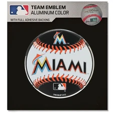 Miami Marlins MLB Baseball Emblem Decal - New in Package