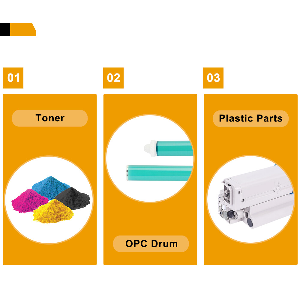 Cartucho De Tóner 301 Compatible Con OKI Color, Para Okidata C301, C321 - Foto 6