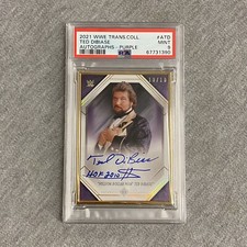 2021 Topps WWE Transcendent Collection Ted Dibiase Autographs-Purple PSA 9