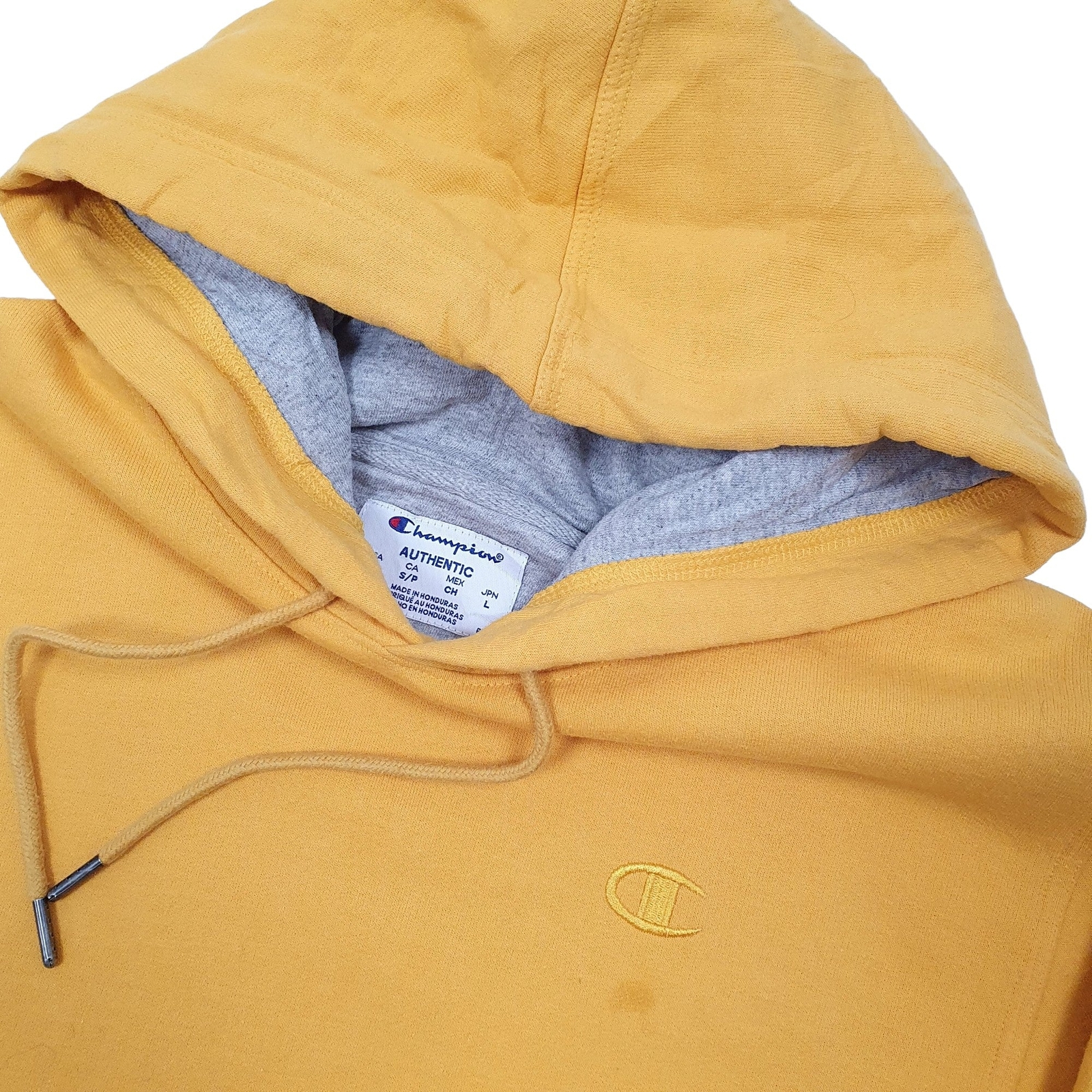 CHAMPION Hoodie Cotton Jumper Sweatshirt Mens S image 2