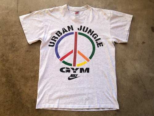 Vintage 90s Nike Urban Jungle Gym Spike Lee T Shirt Size Large