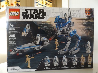 NEW LEGO DISNEY STAR WARS #75285 501st LEGION CLONE TROOPERS 285 PIECES TOY | eBay