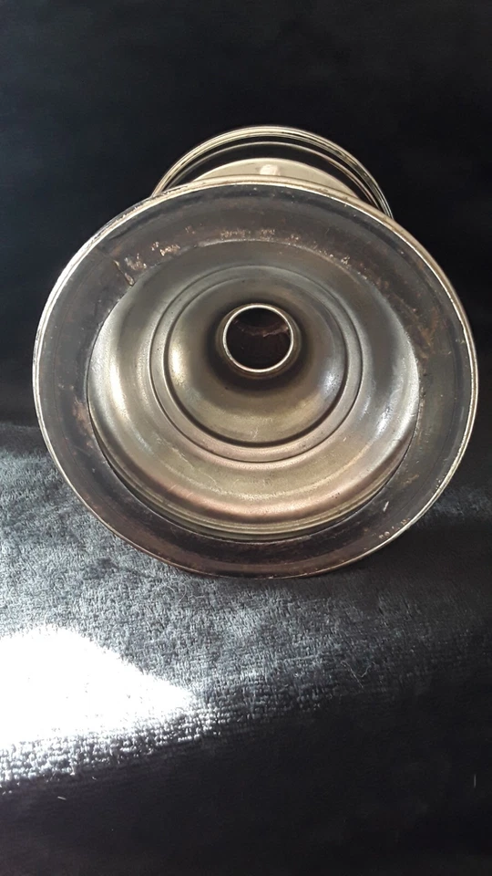 BASE LÁMPARA ACEITE ALADDIN NÍQUEL MODELO 12--"VERT NICE" Foto 2 de 4