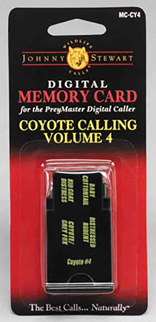 johnny stewart card preymaster digital caller coyote calling volume 4 new MC-CY4