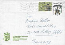 ISLAND ICELAND - NICE 1979 COVER TO GERMANY   [1634 D]