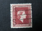 New Zealand QEII Official 1 1/2d Brown - Used - High CV