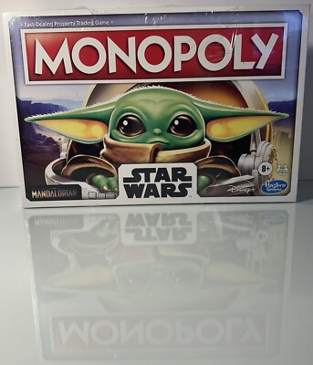Star Wars Monopoly The Child Baby Yoda Grogu Board Game Mandalorian Seal