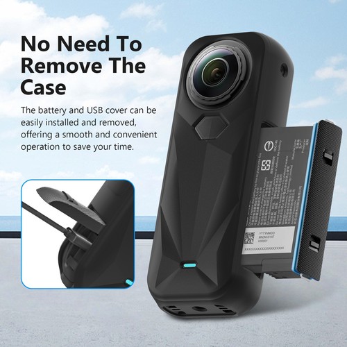 Kit d'accessoires housse étui bâton selfie étanche sous-marin pour Insta360 X5 - Photo 6 sur 91