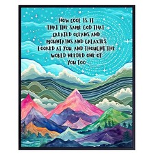 Christian art Kids Room Decor - Christian Wall Art Decor - Religious Gifts ...