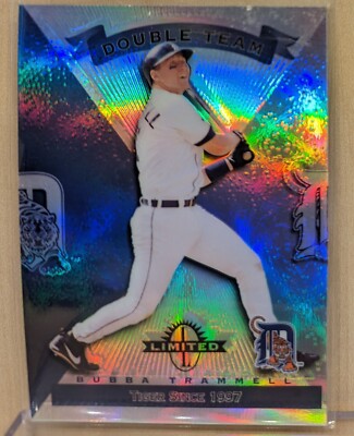 1997 Donruss LIMITED EXPOSURE #200 Trammell Higginson Refractor DETROIT TIGERS