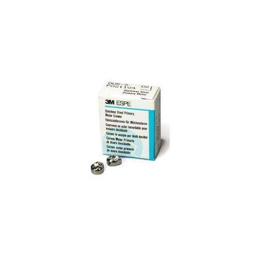 3M ESPE Nichro EUR5 #5 Superior Derecha 2do Molar Primario Coronas Acero Inoxidable 5/Bx - Imagen 1 de 1