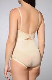 NWt Flexees 38D Easy Up Strapless Firm Control Bodybriefer 1256 Beige 92368 - Picture 3 of 5