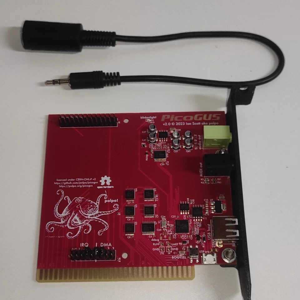 PicoGUS ISA Gravis UltraSound MIDI Creative Sound Blaster CMS Game Blaster Tandy - Bild 3 von 3