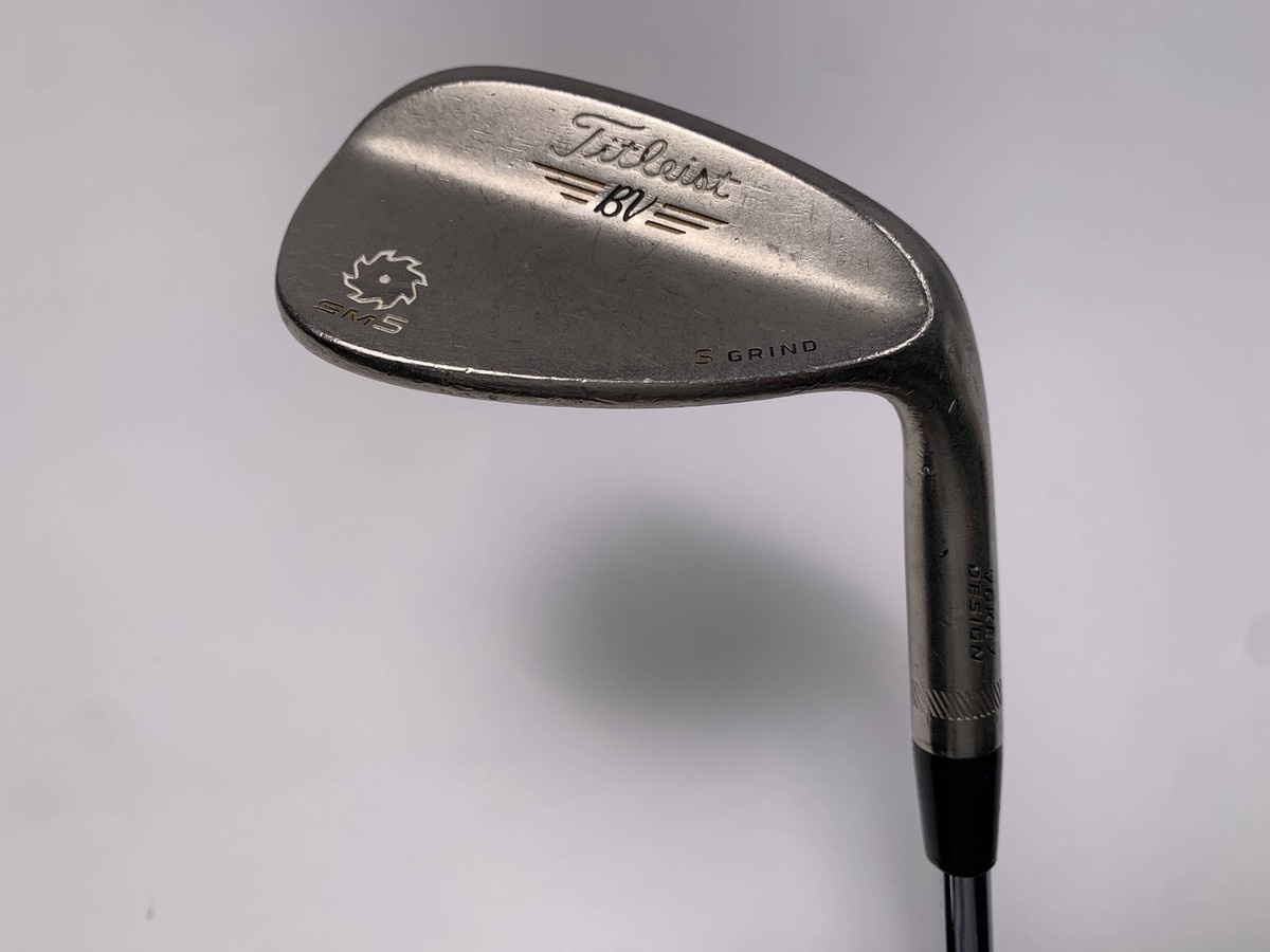 Titleist Vokey SM5 Gold Nickel SW 54* 10 Bounce S-Grind Wedge Steel Mens RH
