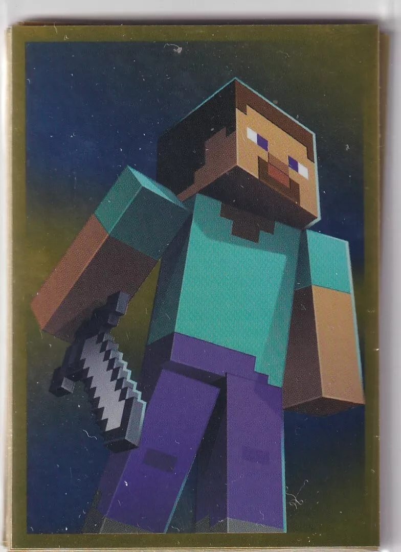 Steve and Herobrine Paper Craft Model