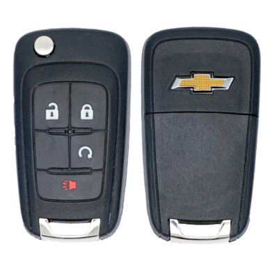 OEM CHEVY FLIP KEY KEYLESS REMOTE KEY FOB TRANSMITTER ALARM 20835404