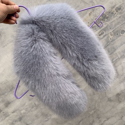 Women Faux Fox Fur Collar Shawl Fake Scarf Parkas Coat Scarves Coat Hood Decor~ - Picture 23 of 23