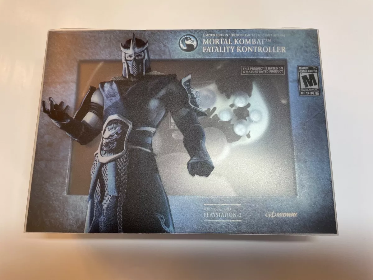 Mortal Kombat Fatality Kontroller PS2 new sealed Sub Zero Playstation  Controller