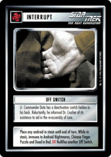 Star Trek CCG 1E - Q-Continuum - Off Switch