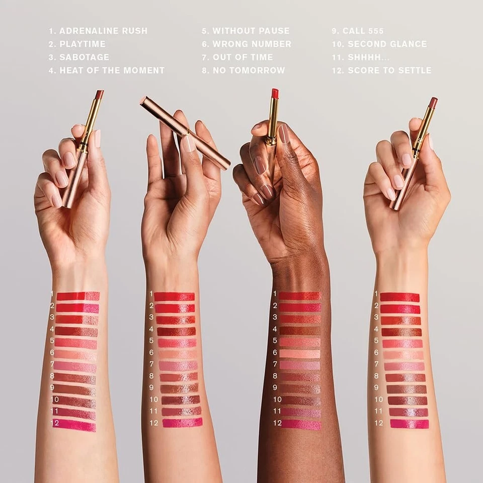 Long-Lasting Slick Shine Lipstick - 222 Heat Of The Moment, Plumping & Hydrating - Image 4 of 4