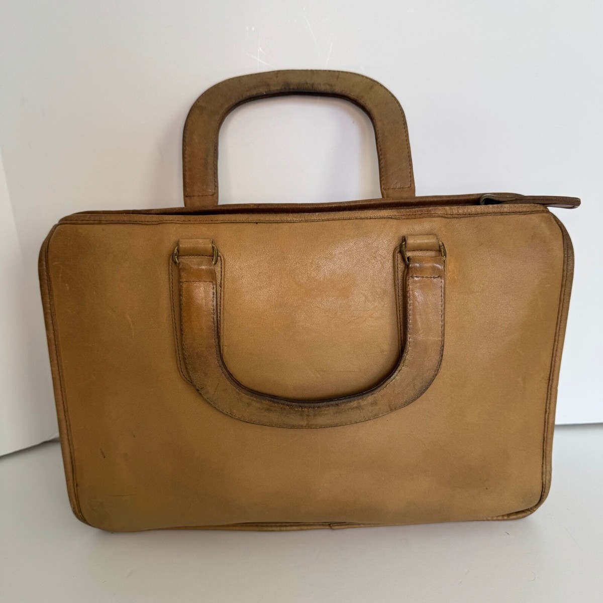 バッグ archive croissantbag + coach Coach Courier Vintage Bonnie Cashin Bag Pre Creed Leather