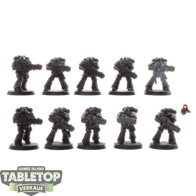 Space Marines - 10x Primaris Hellblasters - teilweise bemalt