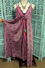 Bohemian Pink Paisley Long Dress