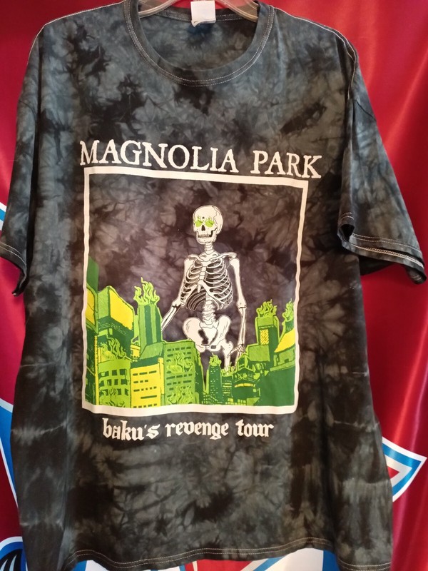 Alternative Rock Band Magnolia Park "Bakus Revenge" Tour T-shirt Size 2XL-TyeDye
