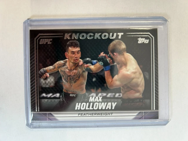 16 TOPPS UFC KNOCKOUT 2024 MAX HOLLOWAY FEATHERWEIGHT  .