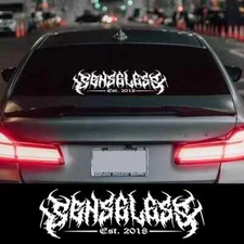 Car Window Banner Sticker Senseless Rear Windshield Racing Vinyl Decals Truck