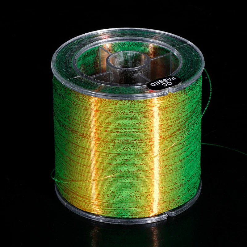 Ligne de pêche tachetée invisible Monofilament Speckle Mono Line 500 1000m Nylon - Photo 3/4