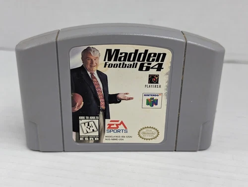 Madden Football 64 (Nintendo 64 N64) Authentic Game Working + Tested Authentic