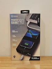 NEW YADA Power Bank Pro, 60W USB-C Car Battery Jump Starter 10W Wireless Charger