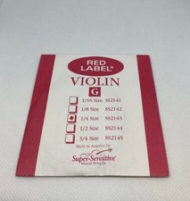 Super Sensitive Red Label Violin String G 1/4 Size SS2143