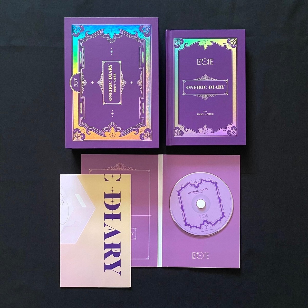 アイズワン IZ*ONE　Oneiric Diary　3D ver.廃盤　新品 iz*one 3rd Mini Album oneiric diary Yuri set 3D ver. + 4
