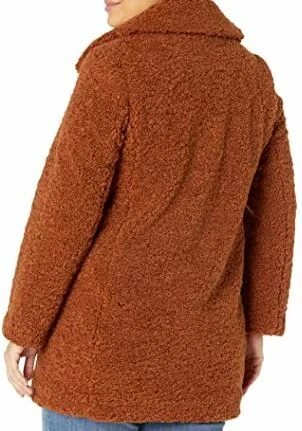 Sam edelman faux top fur teddy coat