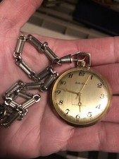 Arnex Belle Suisse Pocket Watch Sold As Is For Parts Needs Service