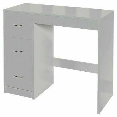 Holz Büro Schreibtisch 3 Schubladen Computer Laptop Heim Arbeitszimmer Schreiben Schüler Tisch Gry