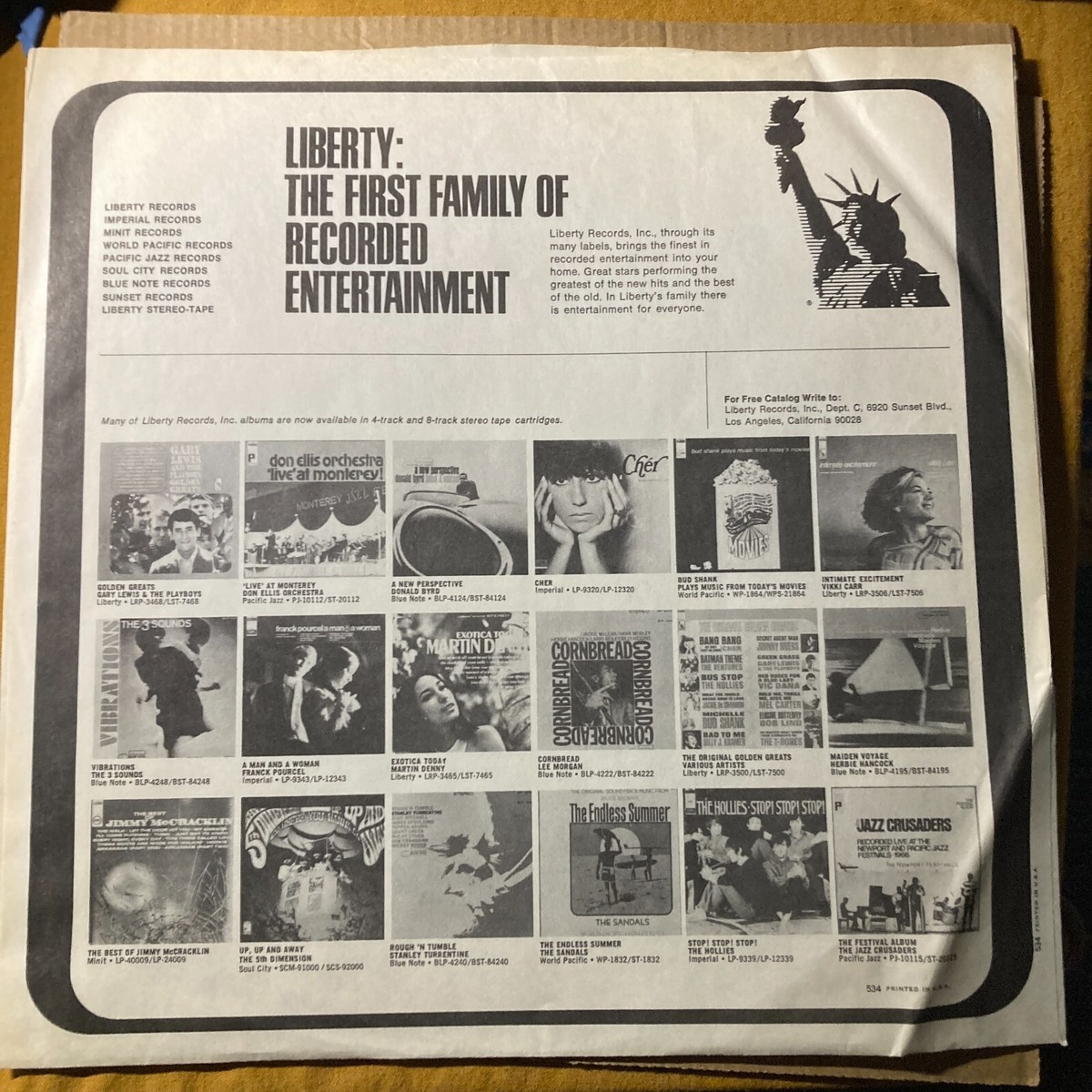 ジャッキーマクリーン/バウトソウル /ブルーノート盤/VANGELDER刻印LP 46002985;【US盤/BLUENOTE/LIBERTY/片面VAN GELDER刻印】Jackie