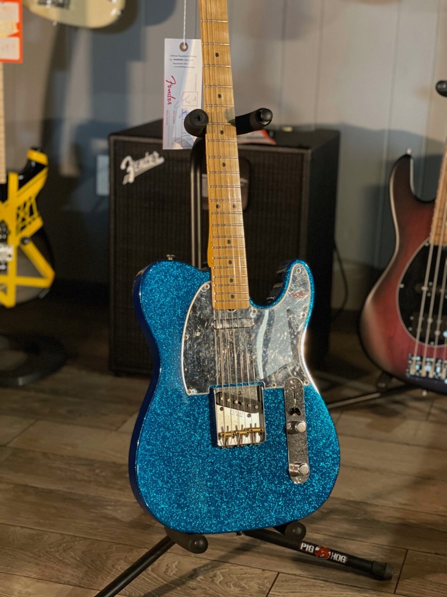 Fender J Mascis Telecaster, Bottle Rocket Blue Flake W/ Free