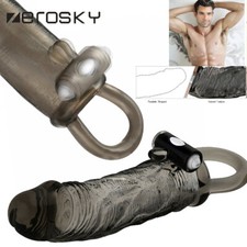 Reusable Penis-Stretcher-Sleeve-Girth-EnhancerPenis-Extender-Sleeve for Men