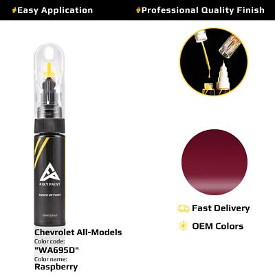 Touch up Paint for Chevrolet Code: WA695D Raspberry Exact Color Match