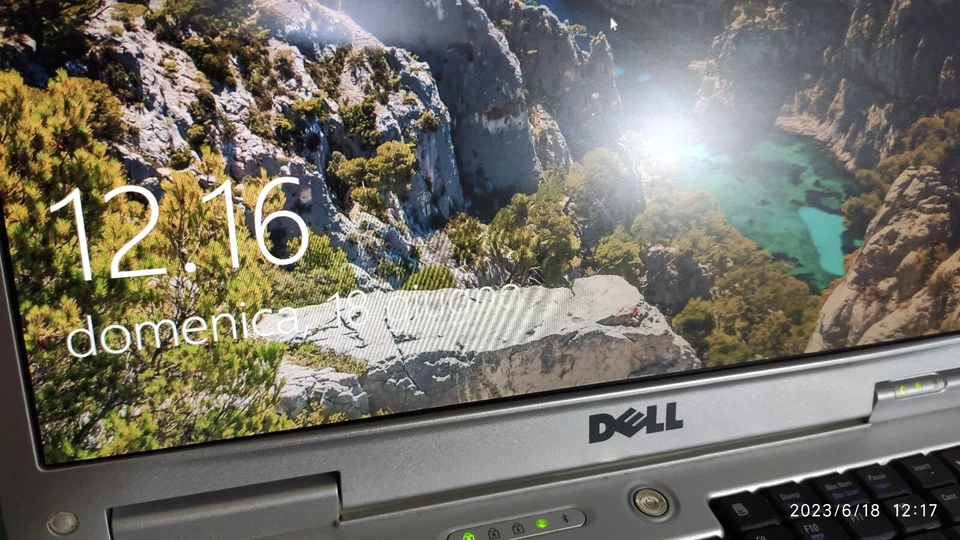 Notebook Computer Portatile Dell Inspiron 6000 Intel ATI Radeon X300 VINTAGE - Immagine 3 di 4