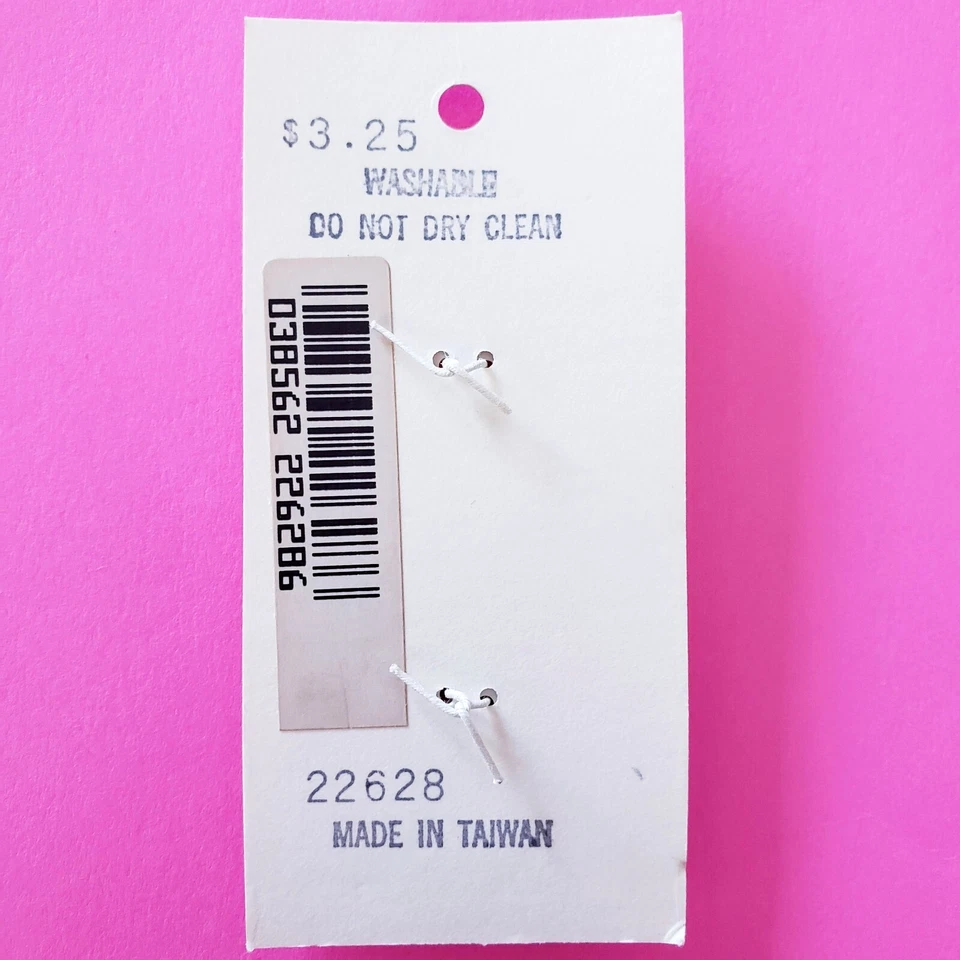 Vintage JHB International Hand Painted Flower Seed Packet Buttons Pink Blue 2-pk - Image 2 of 4